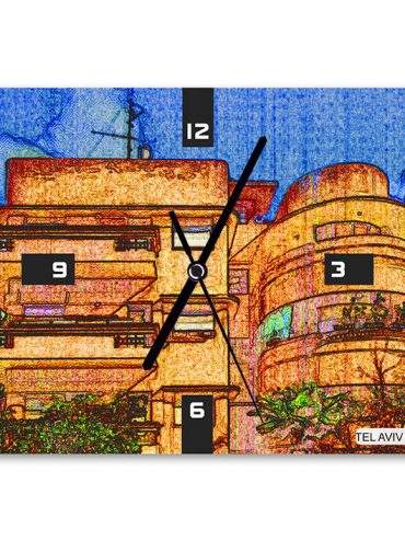 שעון קיר באוהאוס תל אביב 2 – בעיצוב אופק ורטמן
