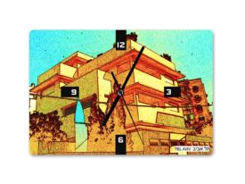 שעון קיר באוהאוס תל אביב 7  – בעיצוב אופק ורטמן
