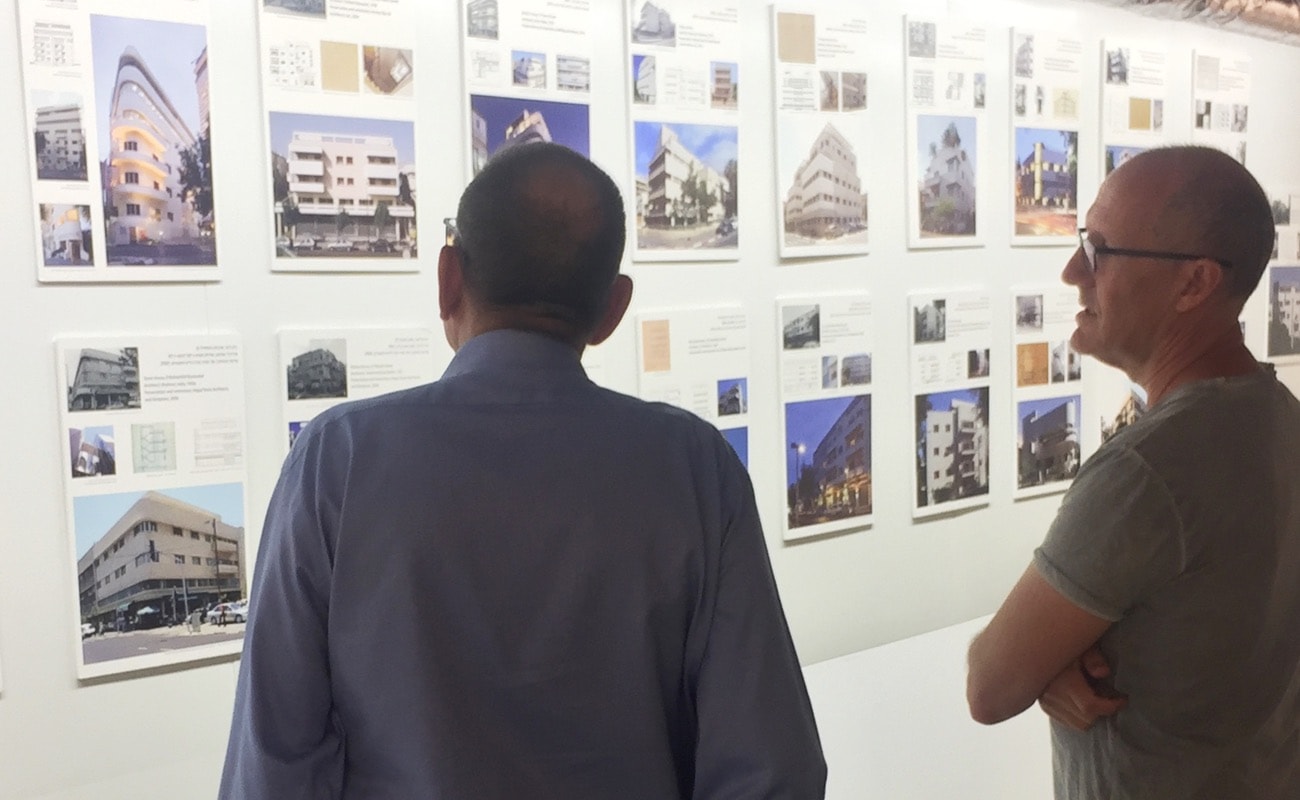 | A VIP Visitor at Bauhaus Center: Tel Aviv Mayor Ron Huldai