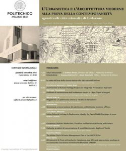 | Urban and Architectural Heritage: Colonial Historical Centers and New Towns - International Symposium at the Politecnico Milano
