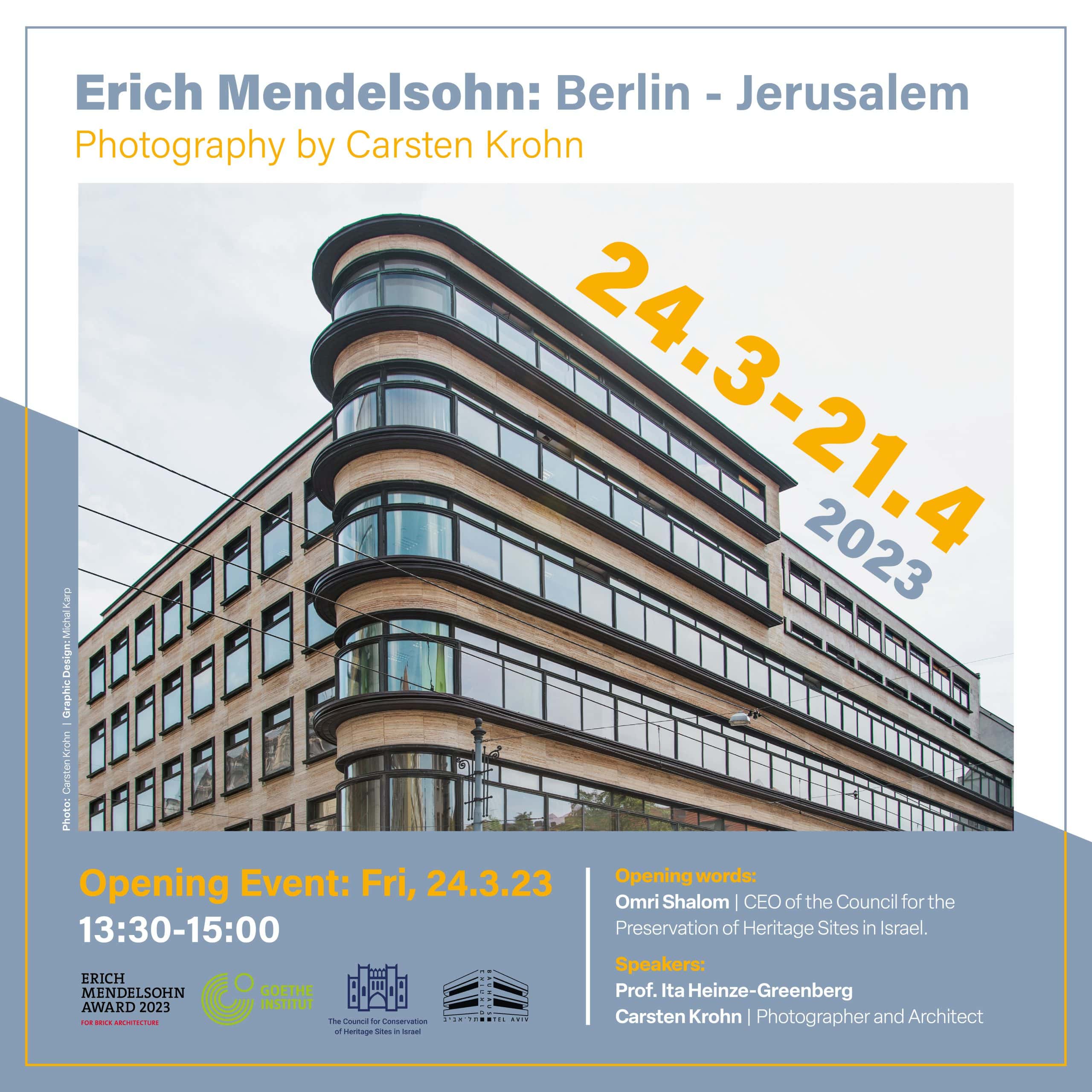 Showing now | “Erich Mendelsohn: Berlin – Jerusalem” Photography by Carsten Krohn
